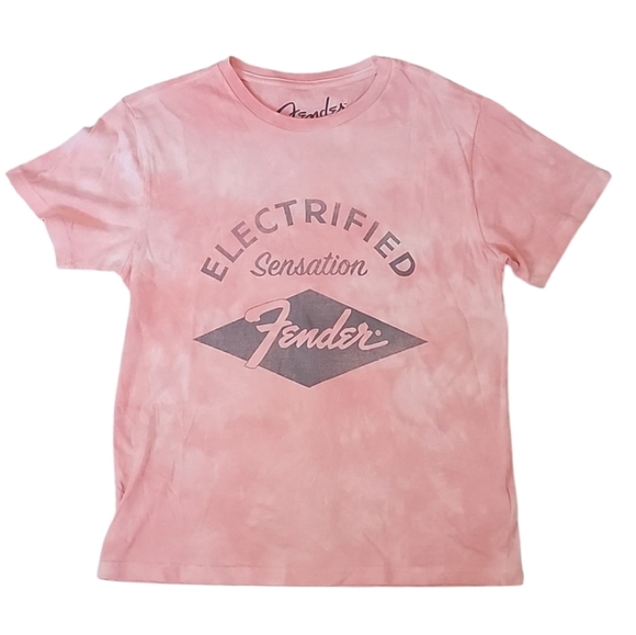 Lucky Brand Tops - Lucky Brand Pink Fender Tie Dye Tee Size XS
